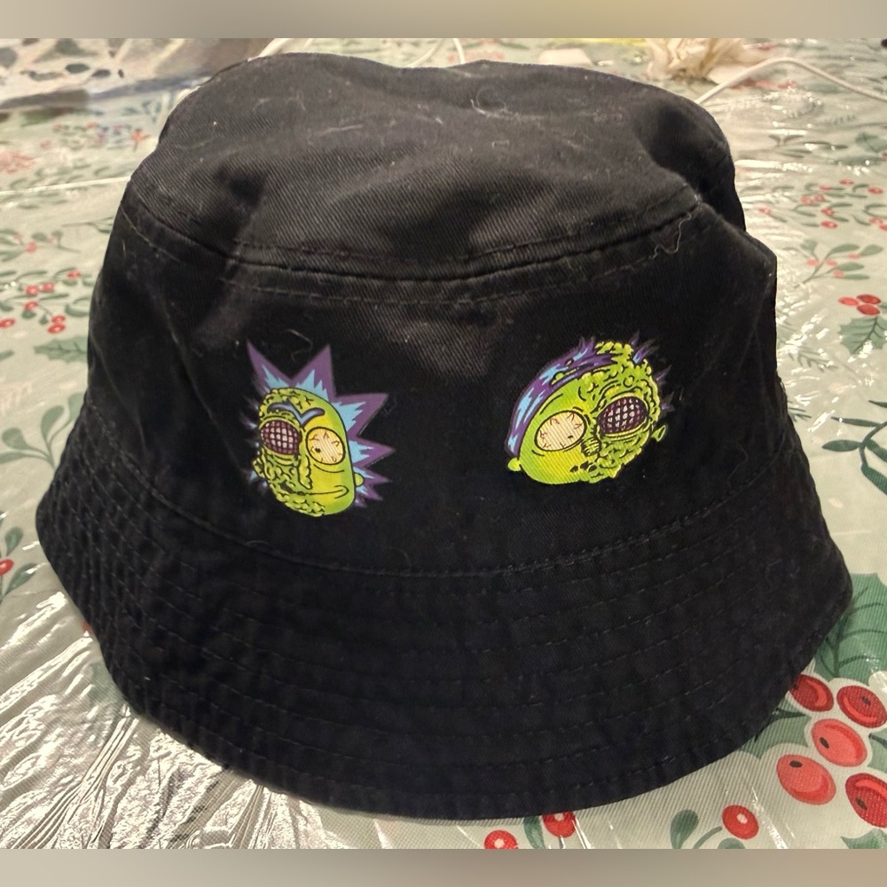 Rick and Morty Black Kids Bucket Hat